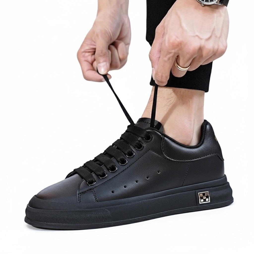 Sneakers con Rialzo e Dettagli a Contrasto | Comfort Quotidiano
