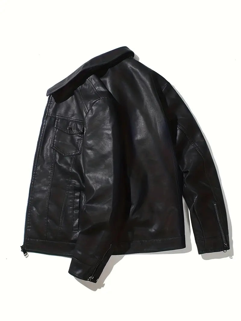 Giacca da Moto con Zip e Tasche Frontali | Ideale per Guida e Uso Quotidiano