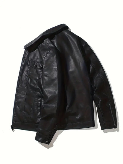 Giacca da Moto con Zip e Tasche Frontali | Ideale per Guida e Uso Quotidiano