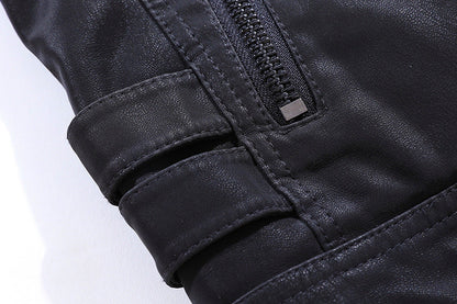 Giacca Moto Cargo con Zip | Stile e Funzionalità