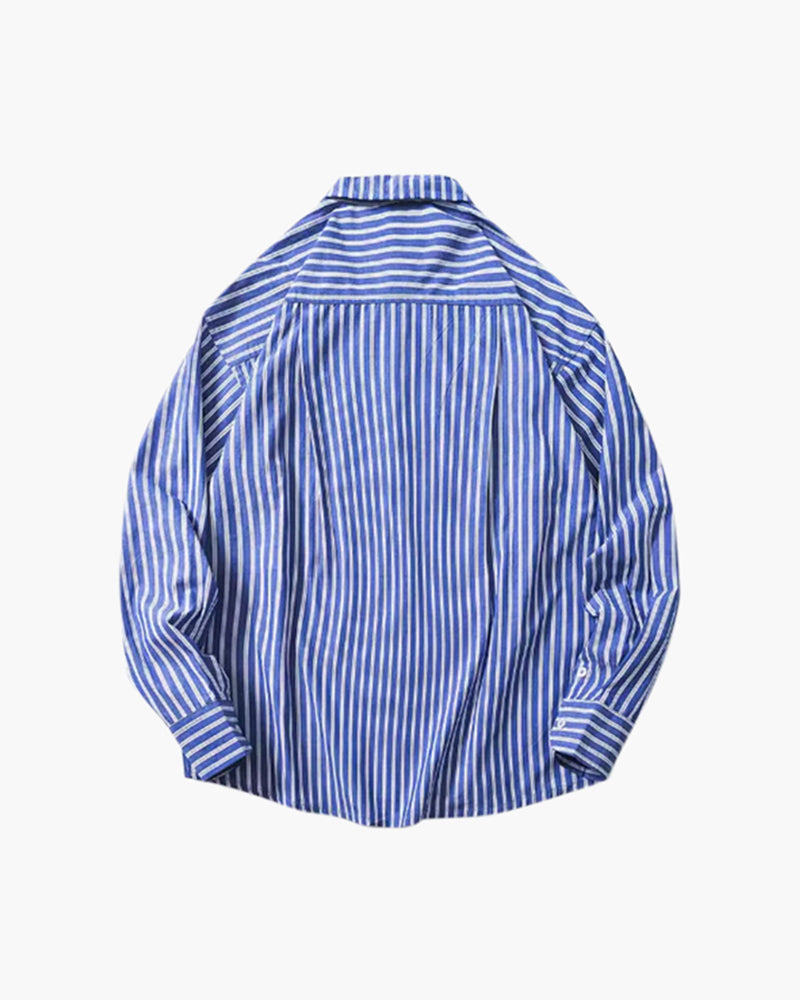 Camicia a Righe Oversize | Stile Moderno e Comfort Quotidiano
