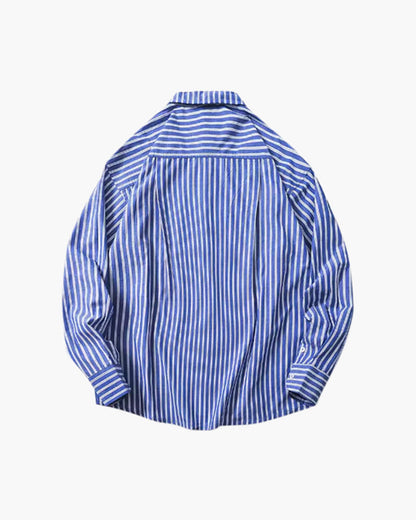 Camicia a Righe Oversize | Stile Moderno e Comfort Quotidiano