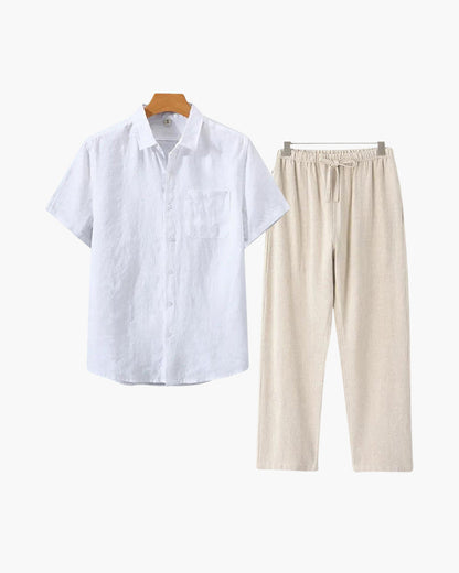 Velliani Linen Combo | Outfit in Lino Leggero e Coordinato