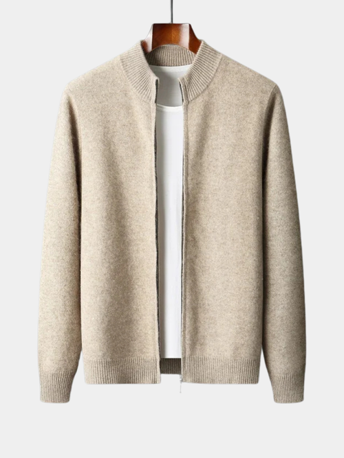 Gilet in Cashmere Premium con Zip | Eleganza Essenziale
