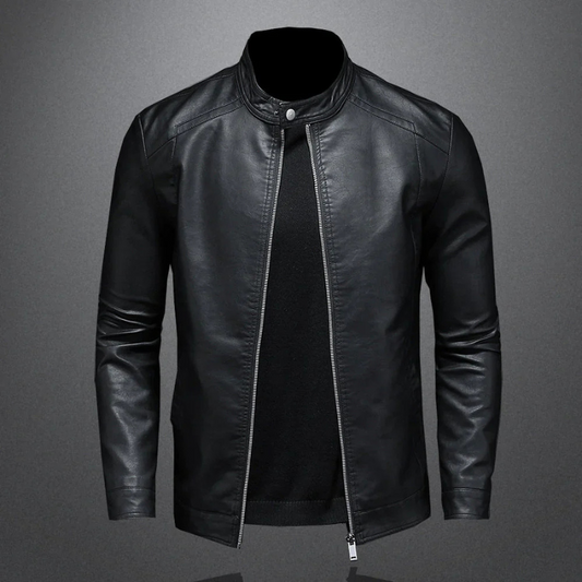 Giacca Biker con Zip e Vestibilità Slim | Ideale per Look Casual Quotidiano