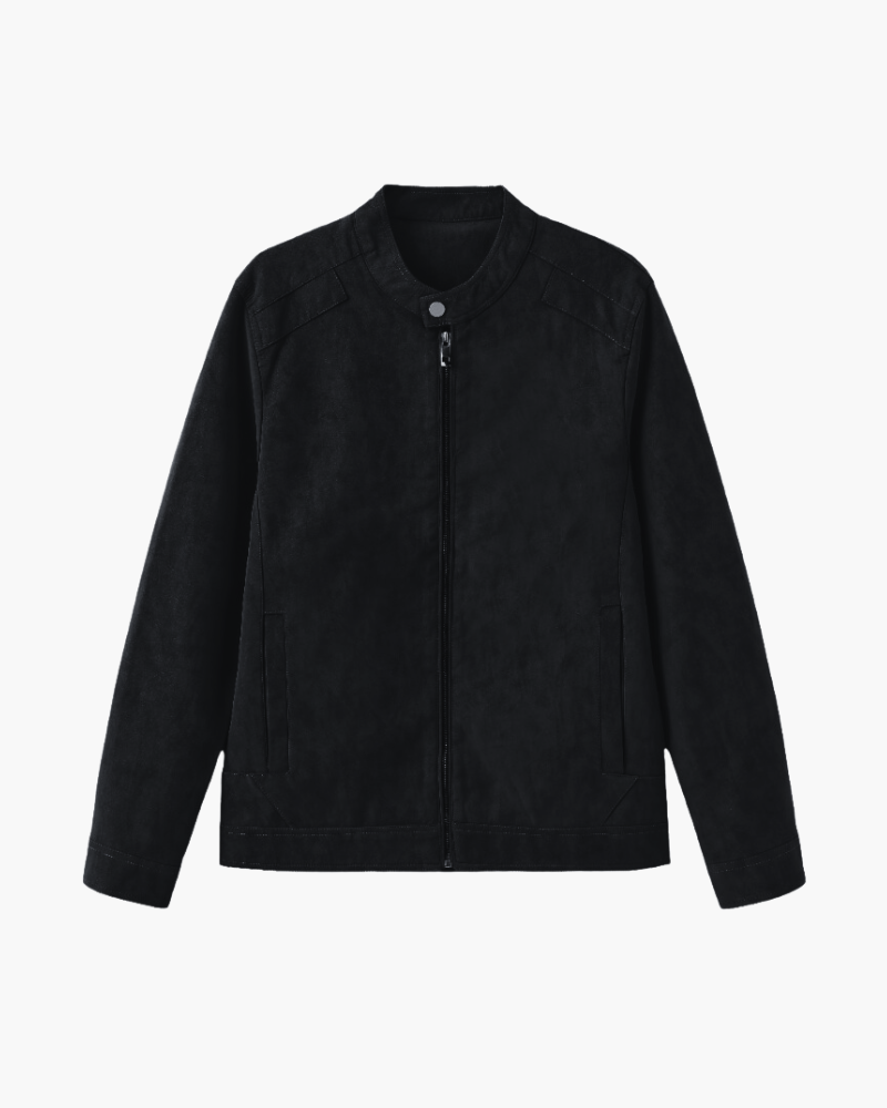 Giacca in Pelle Suede Estiva | Eleganza Essenziale