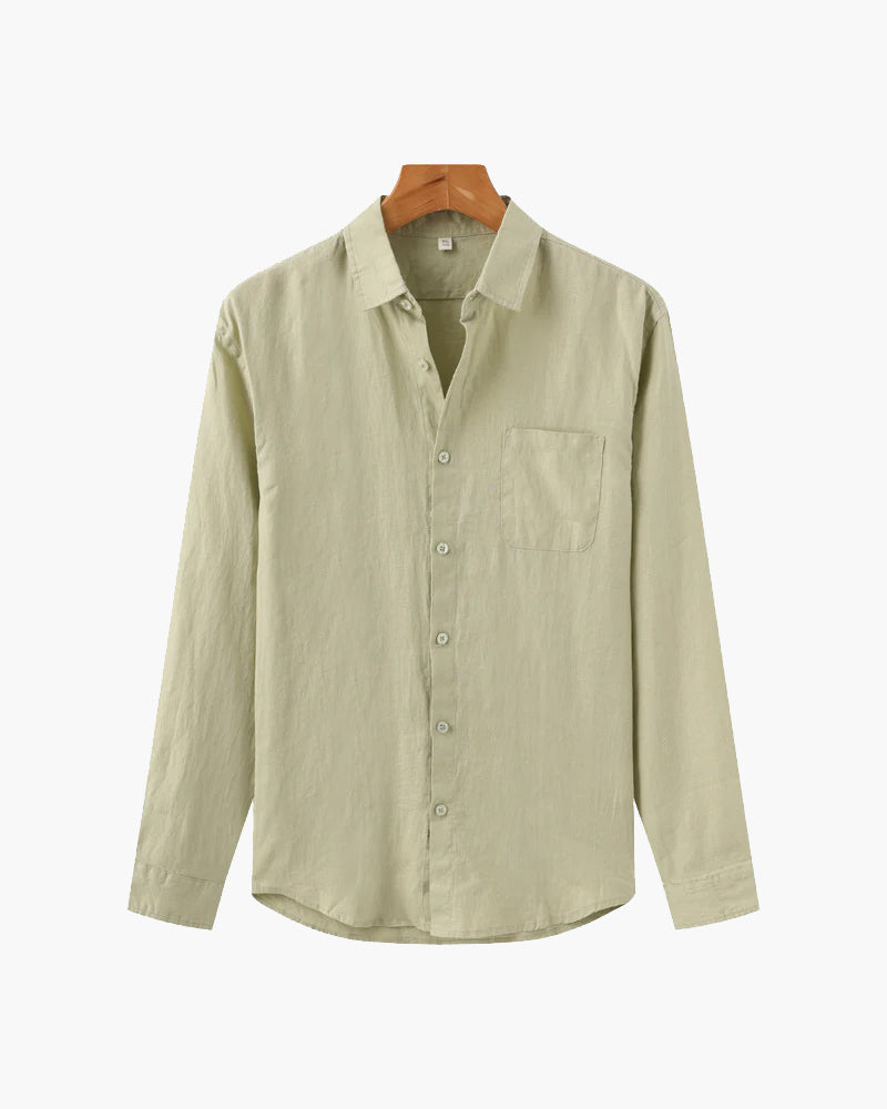 Camicia in Lino 100% | Comfort Traspirante e Vestibilità Rilassata