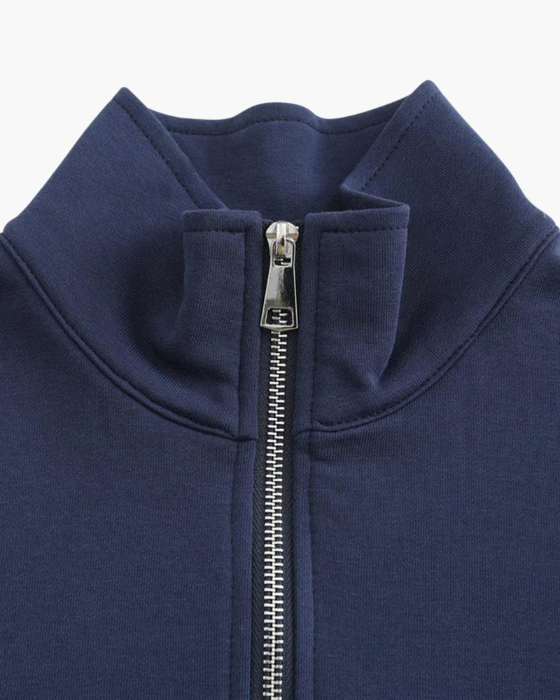 Felpa con Zip in Cotone | Comfort Quotidiano e Vestibilità Regolare