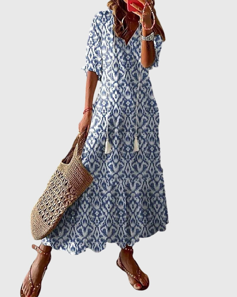 Vestito Boho Vintage | Stile Estivo e Linea Libera