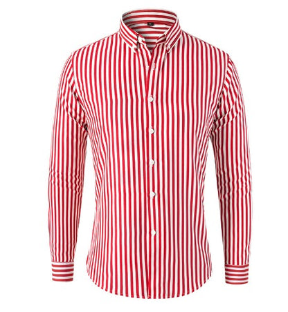 Camicia a Righe Eleganti | Stile Classico Versatile