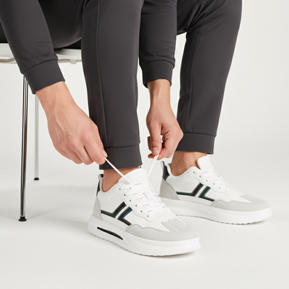 Sneakers con Rialzo Interno e Suola Ammortizzata | Comfort