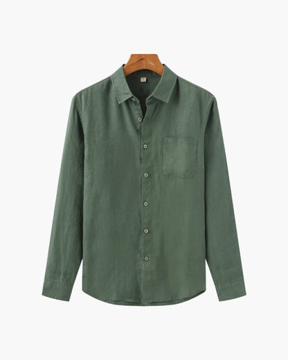 Camicia in Lino 100% | Comfort Traspirante e Vestibilità Rilassata