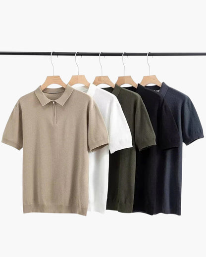 Polo Marbella con Zip | Comfort Traspirante e Stile Moderno