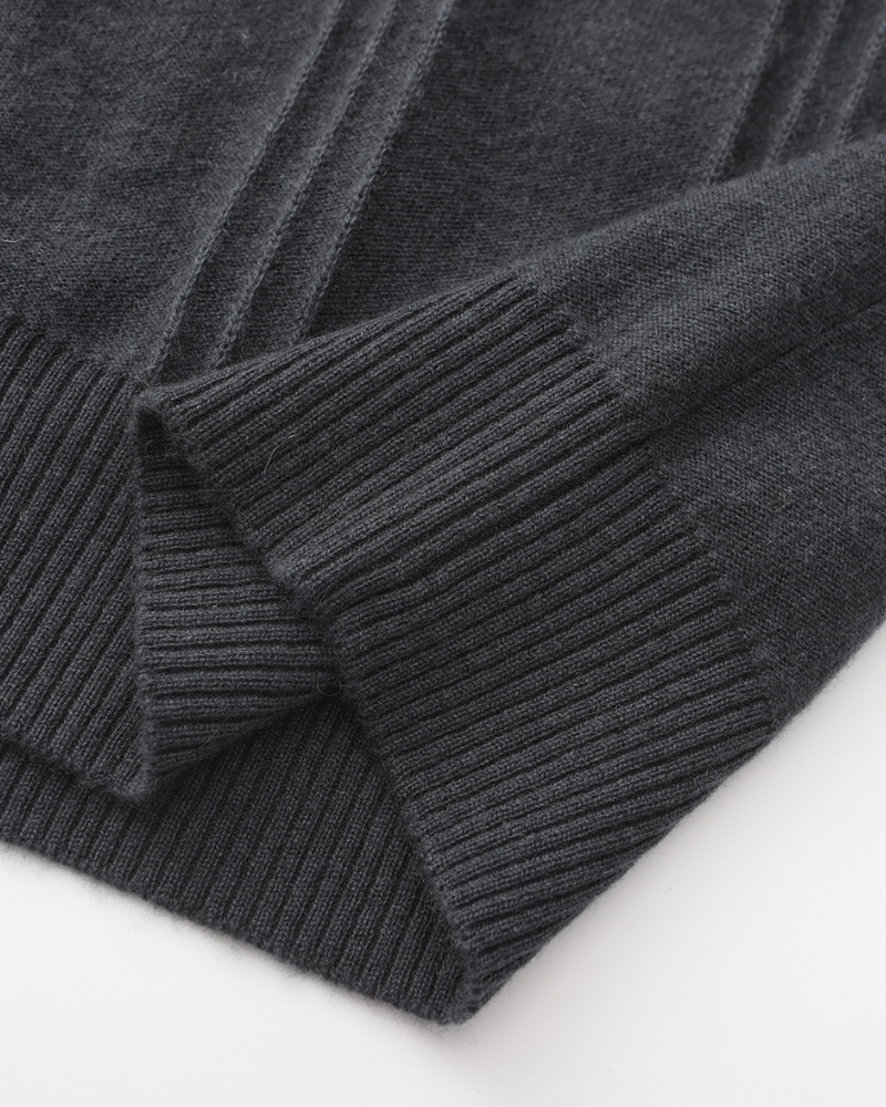 Maglione in Cashmere a Mezzo Zip | Comfort Premium