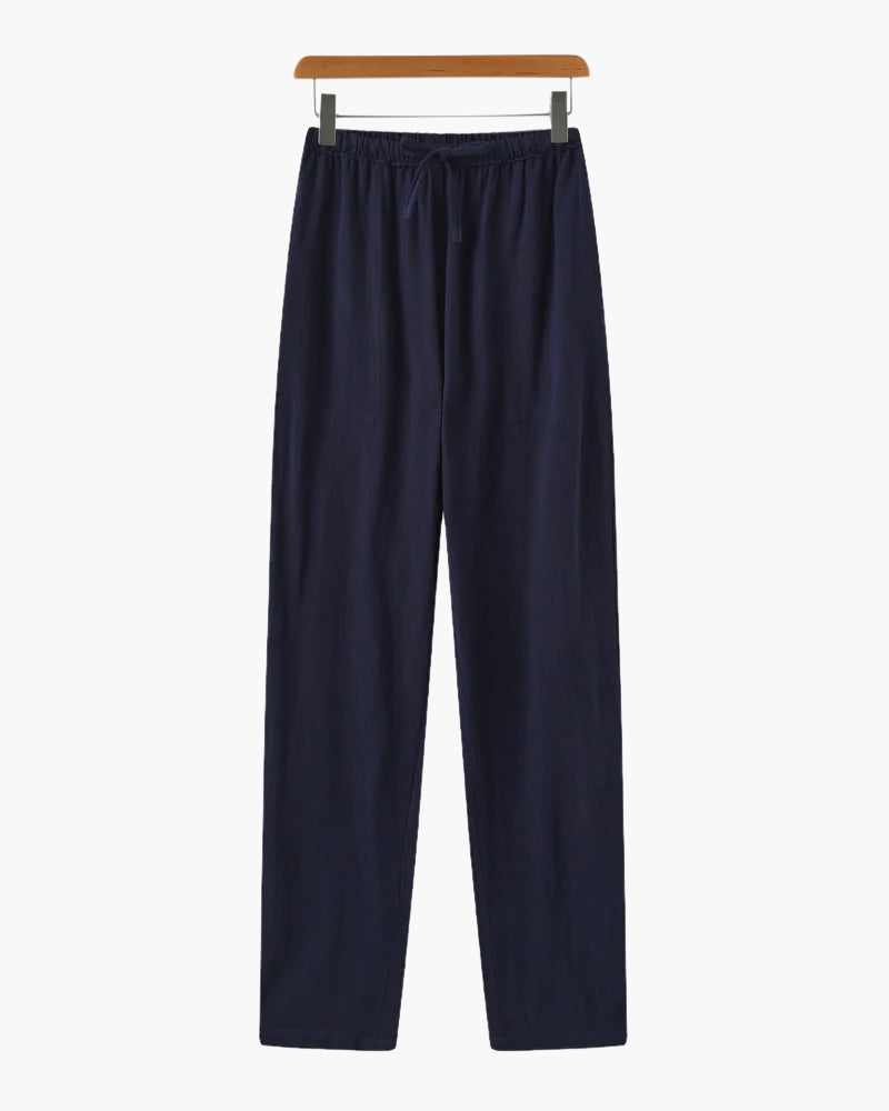 Pantaloni in Lino Slim Fit | Vestibilità Pulita e Comfort Estivo