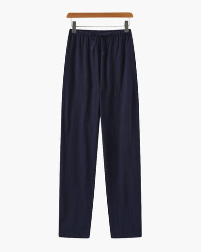 Pantaloni in Lino Slim Fit | Vestibilità Pulita e Comfort Estivo