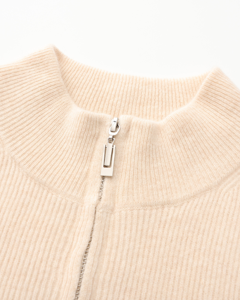 Maglione con Zip Elegante | Comfort Quotidiano e Stile Pulito
