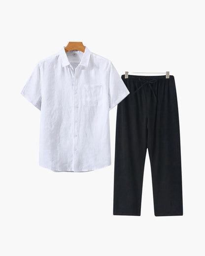 Velliani Linen Combo | Outfit in Lino Leggero e Coordinato