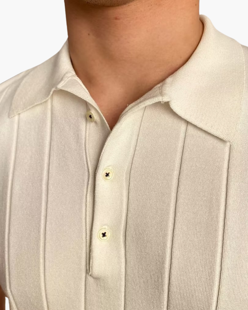 Polo in Cotone a Coste | Vestibilità Slim