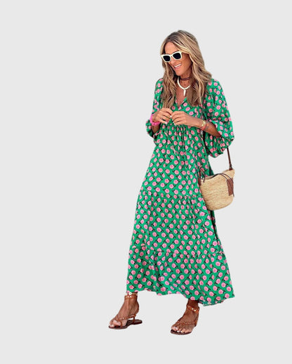 Abito Maxi Boho | Linea Libera e Stile Romantico