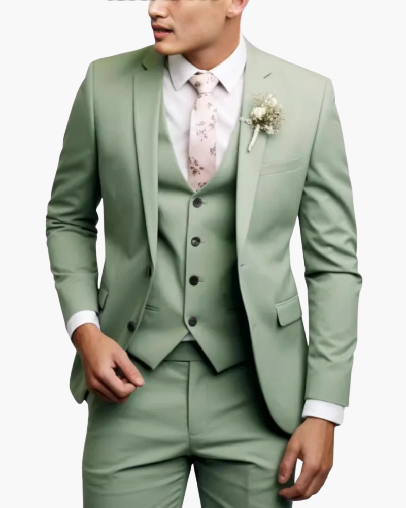 Completo Slim Fit Tre Pezzi | Abito Elegante Cerimonia