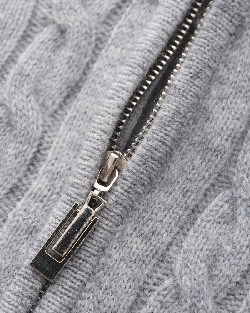 Maglione in Cashmere con Mezza Zip | Comfort ed Eleganza
