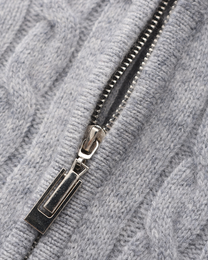 Maglione in Cashmere con Mezza Zip | Comfort ed Eleganza