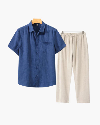 Velliani Linen Combo | Outfit in Lino Leggero e Coordinato