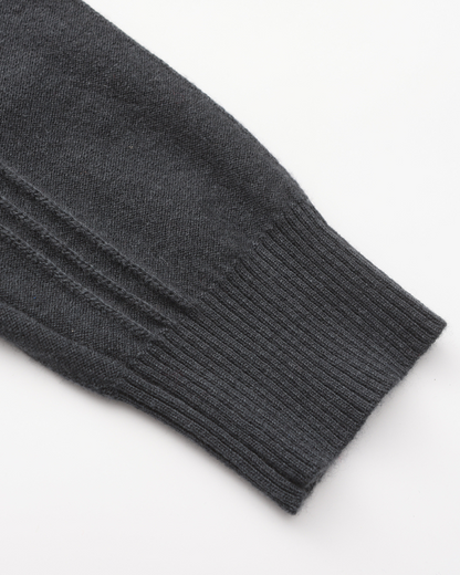 Maglione in Cashmere a Mezzo Zip | Comfort Premium