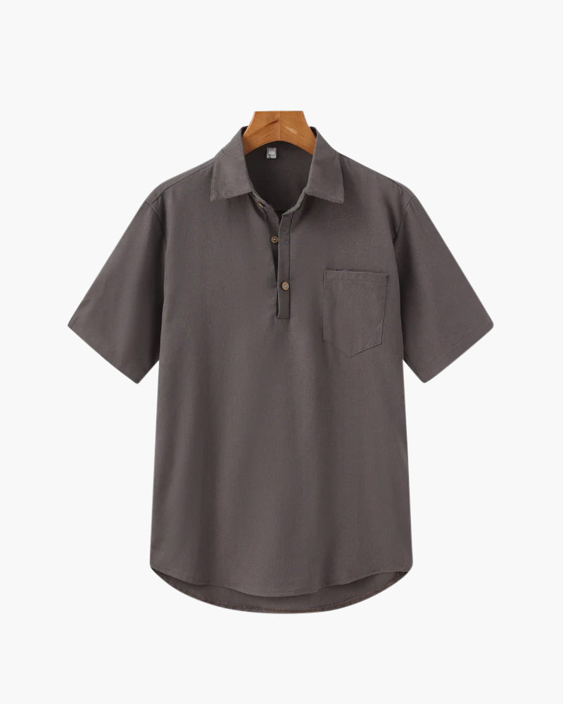 Polo in Lino Premium | Comfort Estivo e Stile Essenziale