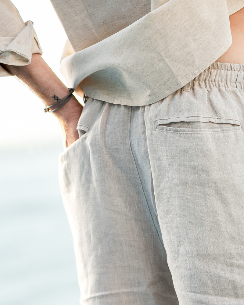 Pantaloni Corti in Lino Premium | Comfort Estivo Essenziale