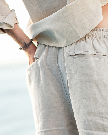 Pantaloni Corti in Lino Premium | Comfort Estivo Essenziale