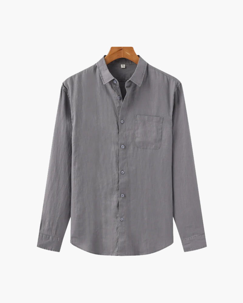 Camicia in Lino 100% | Comfort Traspirante e Vestibilità Rilassata