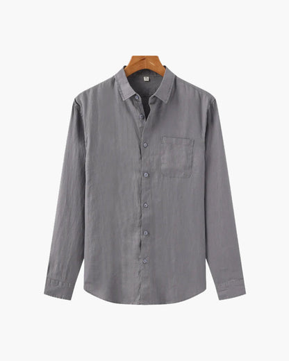 Camicia in Lino 100% | Comfort Traspirante e Vestibilità Rilassata