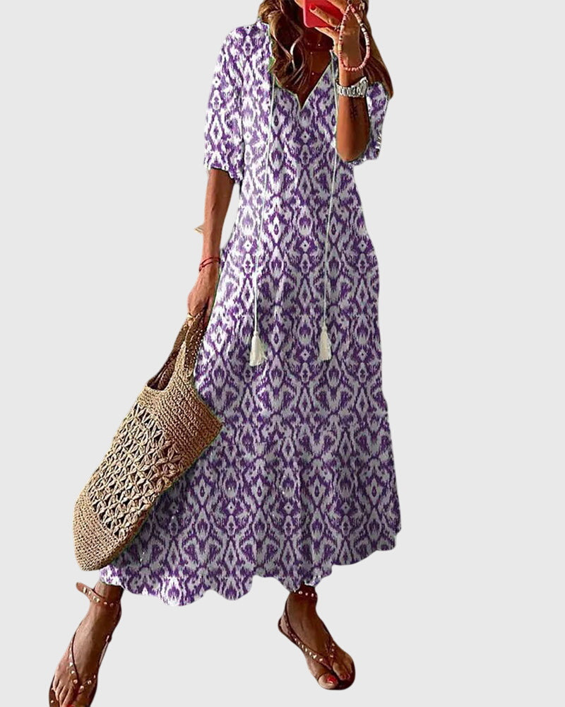 Vestito Boho Vintage | Stile Estivo e Linea Libera