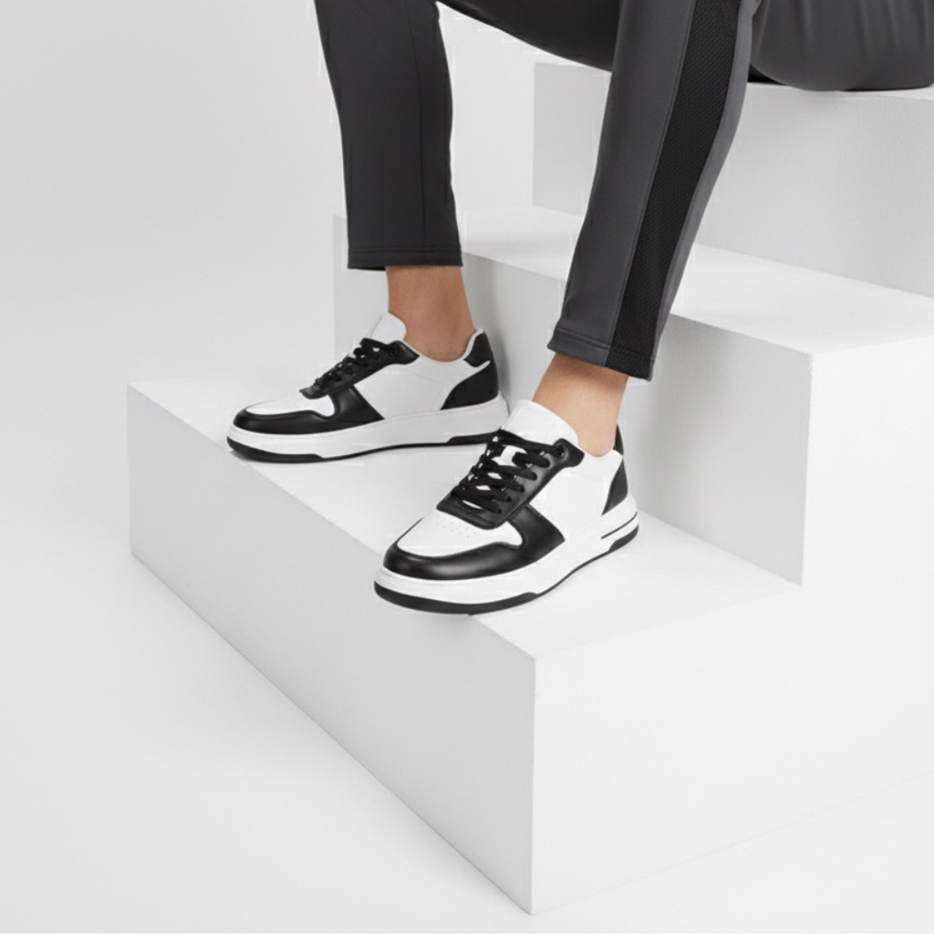 Sneakers con Rialzo Invisibile e Design Minimal | Comfort Quotidiano