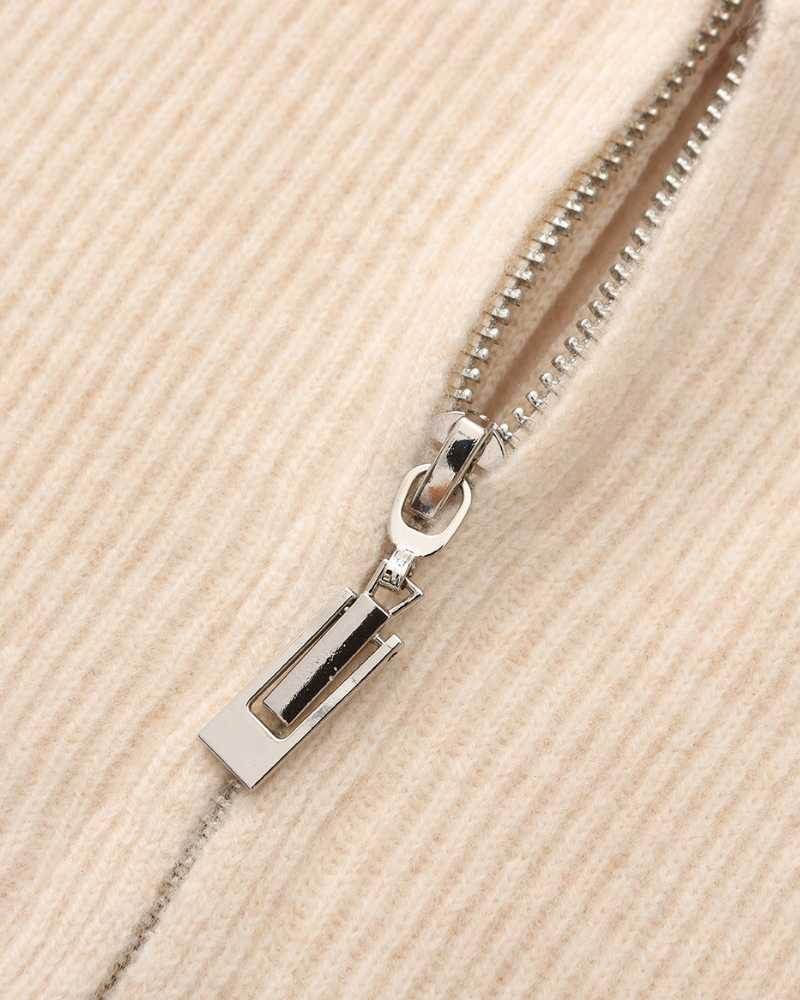 Maglione con Zip Elegante | Comfort Quotidiano e Stile Pulito