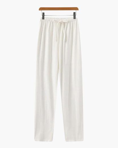 Pantaloni in Lino Slim Fit | Vestibilità Pulita e Comfort Estivo