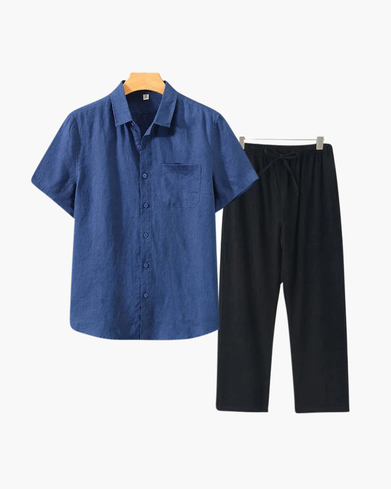 Velliani Linen Combo | Outfit in Lino Leggero e Coordinato