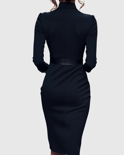 Abito Midi Raffinato | Vestibilità Sartoriale e Comfort