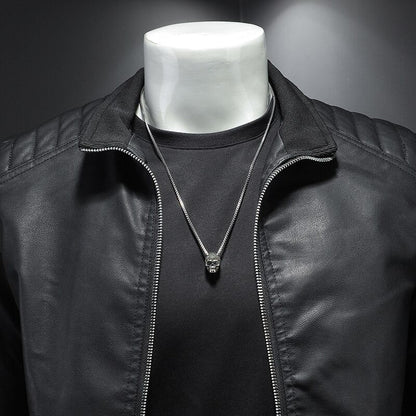 Giacca Biker Premium con Zip | Stile Deciso