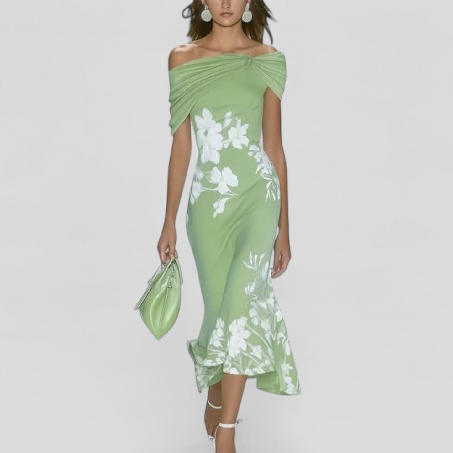 Abito Midi Elegante | Finitura Raffinata e Vestibilità Comoda