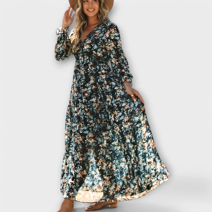Abito Maxi Elegante | Presenza Scenica e Vestibilità Fluida