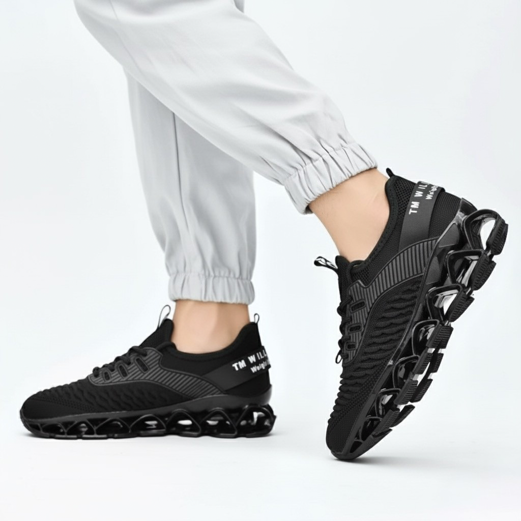 Sneakers con Rialzo Interno e Suola Strutturata | Comfort