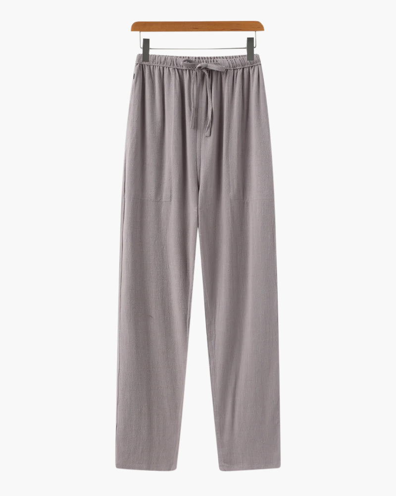 Pantaloni in Lino Slim Fit | Vestibilità Pulita e Comfort Estivo