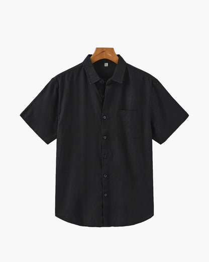Camicia in Lino Manica Corta | Fresca e Traspirante