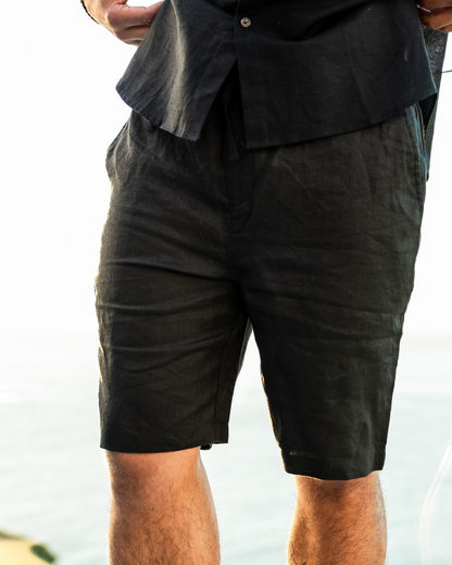 Pantaloni Corti in Lino Premium | Comfort Estivo Essenziale
