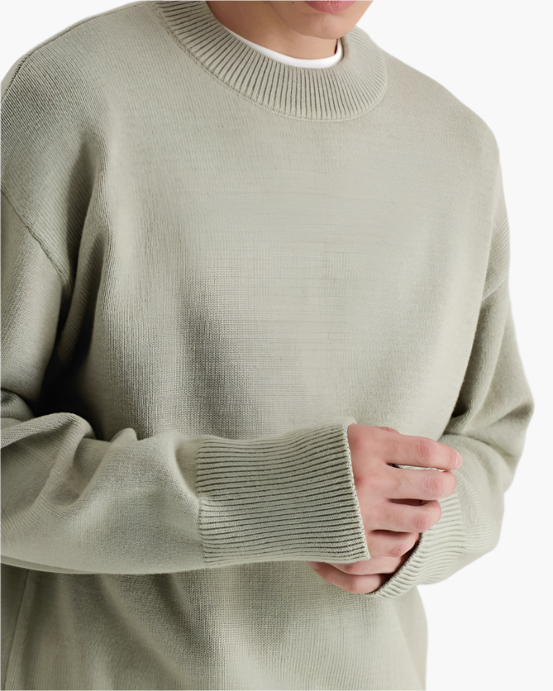 Maglione Collo Alto 100% Lana Premium | Comfort ed Eleganza