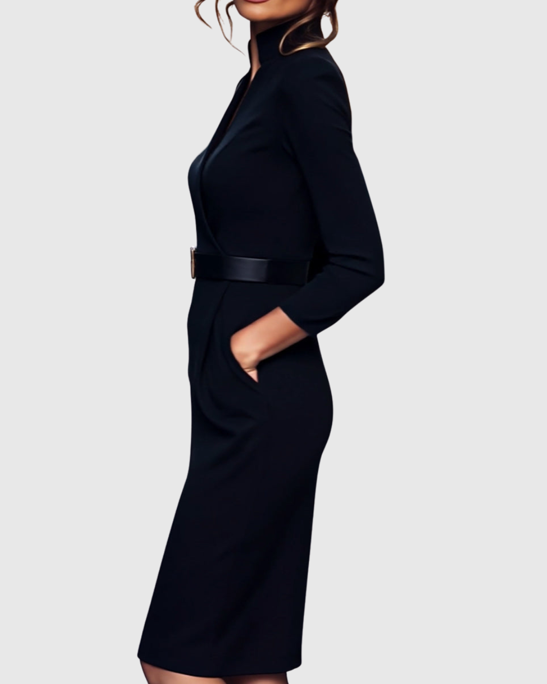 Abito Midi Raffinato | Vestibilità Sartoriale e Comfort