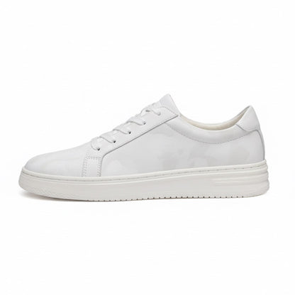Sneakers con Rialzo Interno e Texture Discreta | Comfort
